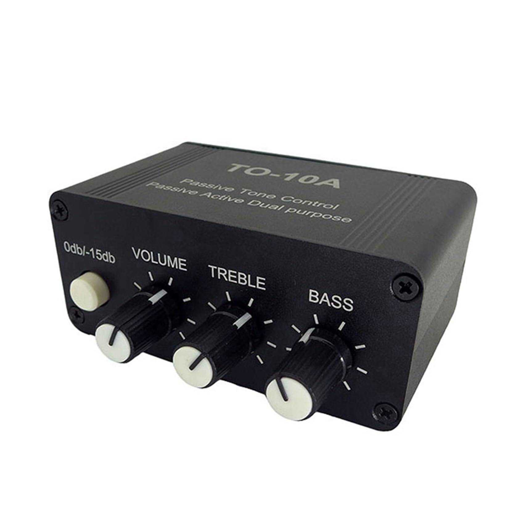 4X NE5532 Amplificador de Audio Frontal con Amplificador Operacional Dual Preamplificador Tubo Estéreo Control de Tono de Graves Medios Agudos Volumen Atenuado de Doble Propósito