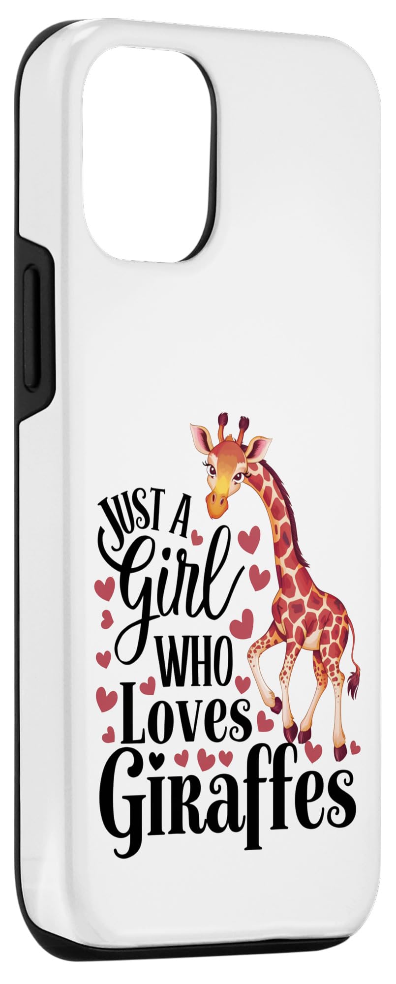 Just A Girl Who Loves Giraffes Cute Zoo Animal Lover Case for iPhone 13 - Image 3