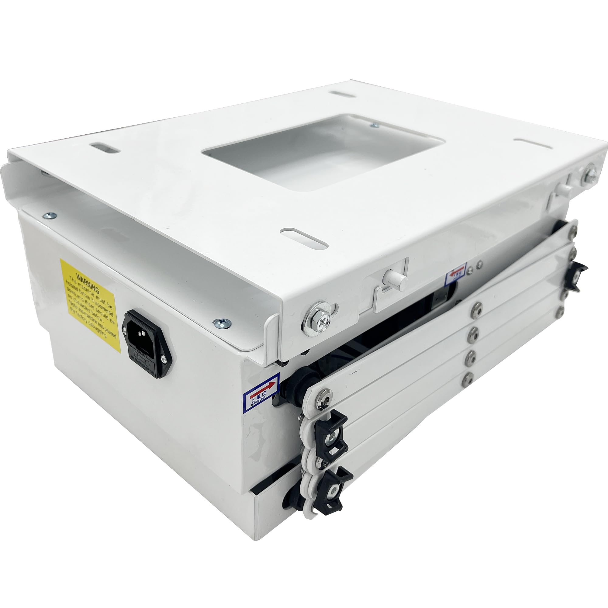 HQHAOTWU Projector Lift 39''Electric Projector Mount Hidden Ceiling Projector Bracket 19.69'' Base Automatic Lift Projector Electric Motorized Projector Mount Hanger 22Lb Load Capacity 110V