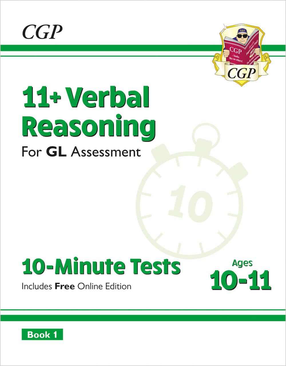 11+ GL 10-Minute Tests: Verbal Reasoning - Ages 10-11 (with Online Edition) Paperback – Big Book, 19 January 2023