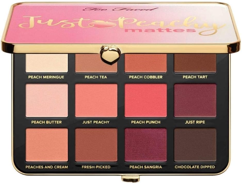TOO FACED Just Peachy Velvet Matte Eye Shadow Palette – Peaches and Cream Collection