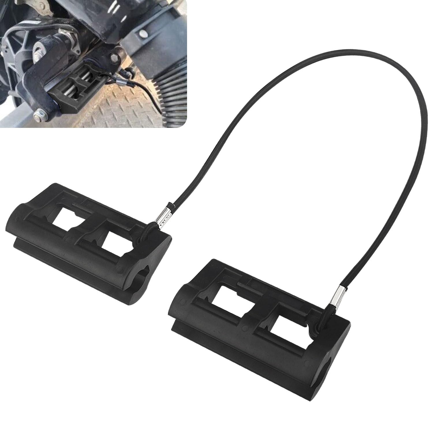 Hydraulic Steering Lock for Outboard Motor Trailering