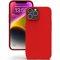 YATWIN Silicone Back Case for iPhone 13 Pro, Soft-Touch Phone Back Cover for Apple iPhone 13 Pro - Red
