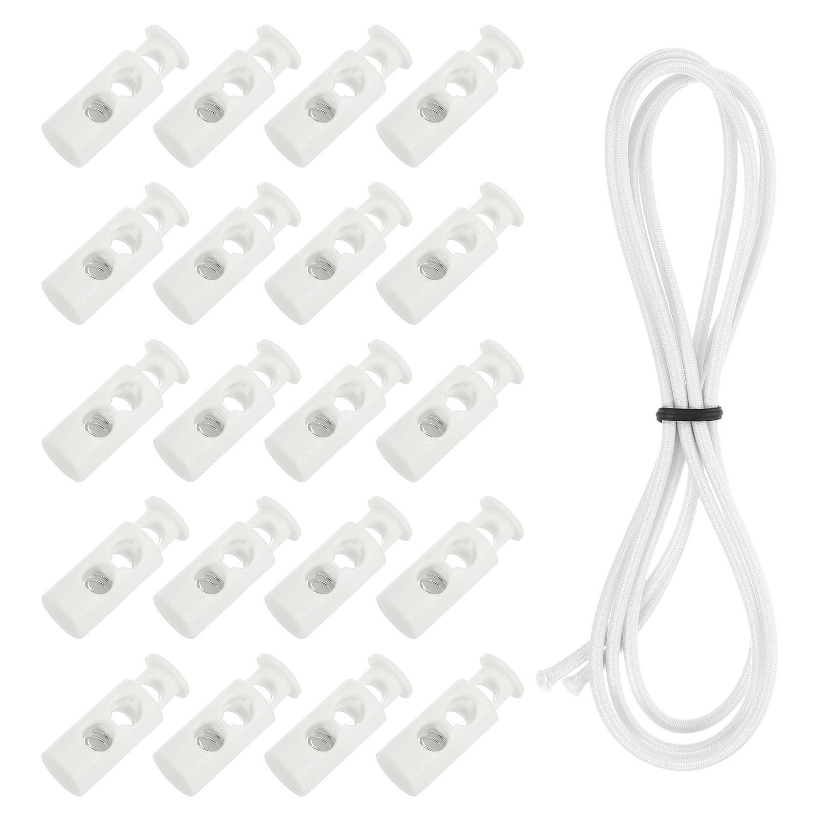 Lot De 2 Bloqueurs De Cordon Avec Trou Sphérique élastique