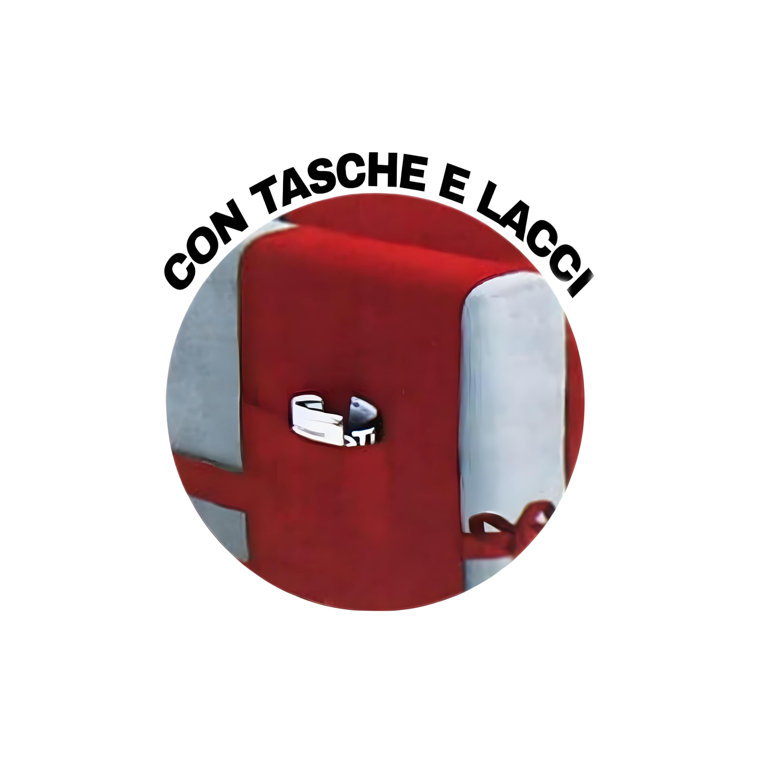 SalGiu Copridivano Con Laccetti e Tasche Laterali Porta Oggetti in Cotone Tinta Unita (2 Posti, Grigio)