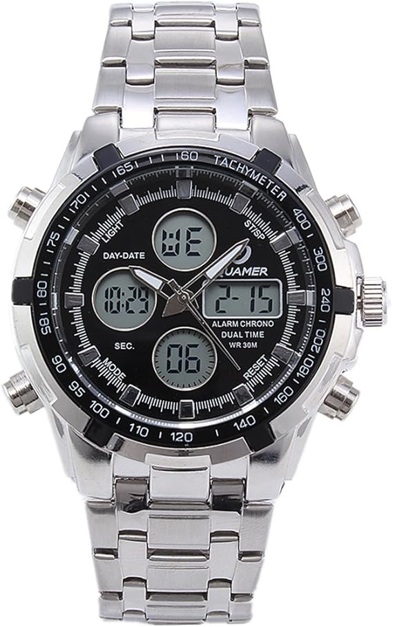 Amazon QUAMER 205 Quartz Sport Muti Functional Wrist Watch With Amazon QUAMER 205 Quartz Sport Muti Functional Wrist Watch With