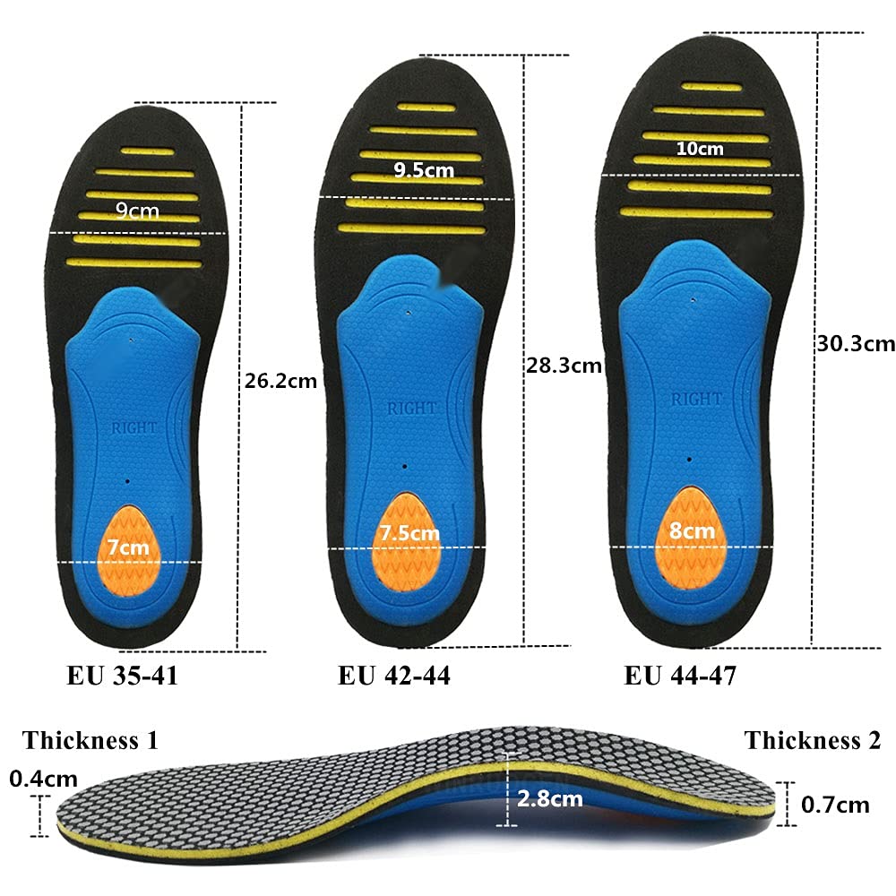 Eva Bambini Bambini Piedi Flat Feet Correzione Supporto Solette Pastiglie Correzione Correzione Piedi di Sanità Cura Inserisci Scarpe Sport Scarpe Pad Strumento(S EU 35-40)