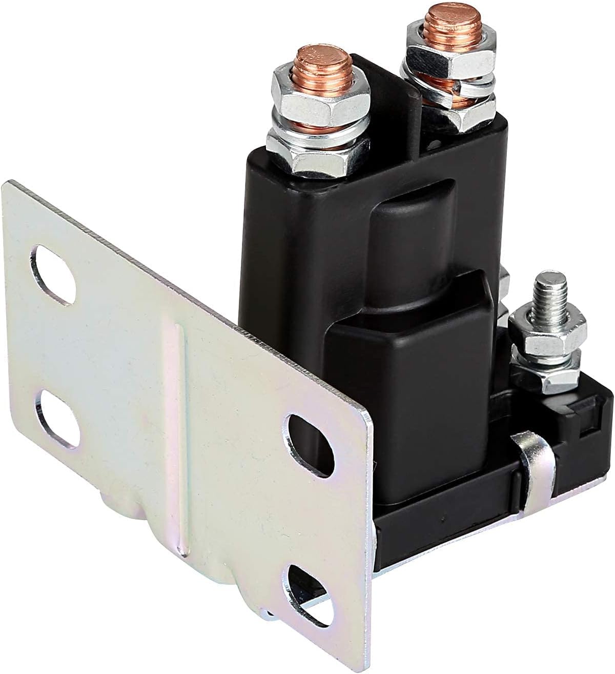 Diagram showing dimensions of the 10L0L 14V Golf Cart Solenoid