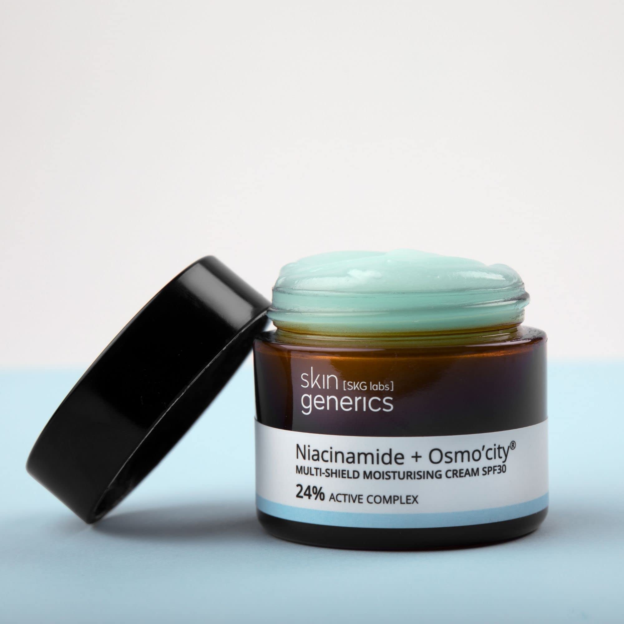 Skin Generics | Crema Facial Hidratante 50 ml | Crema Multi-Protección FPS30 Osmocity | 24% Complejo Activo | Hidratación Profunda Anti-Polución | Crema Facial Mujer | Protección Frente a la Luz Azul