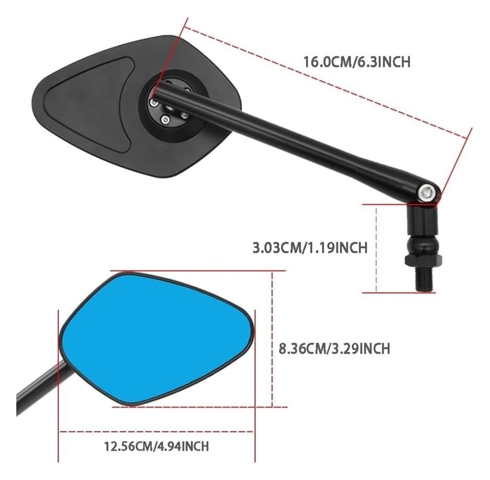 Specchietti Laterali Per Ha&rley Per Spo&rtster S RH1250s Per Nightster RH975 Accessori Moto Moto Bar End Specchietti Retrovisori Moto Specchietto