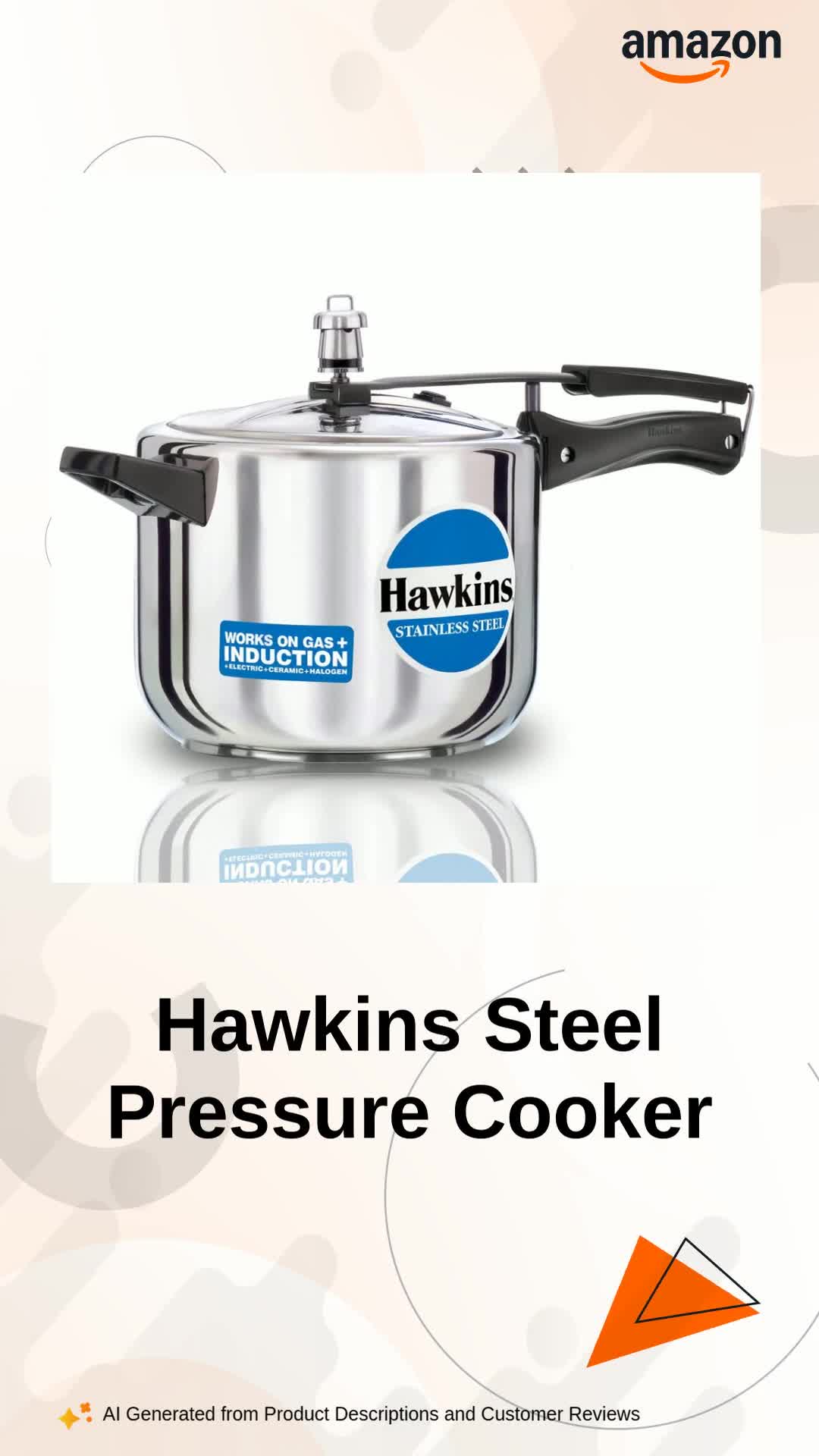 Hawkins Stainless Steel Pressure Cooker