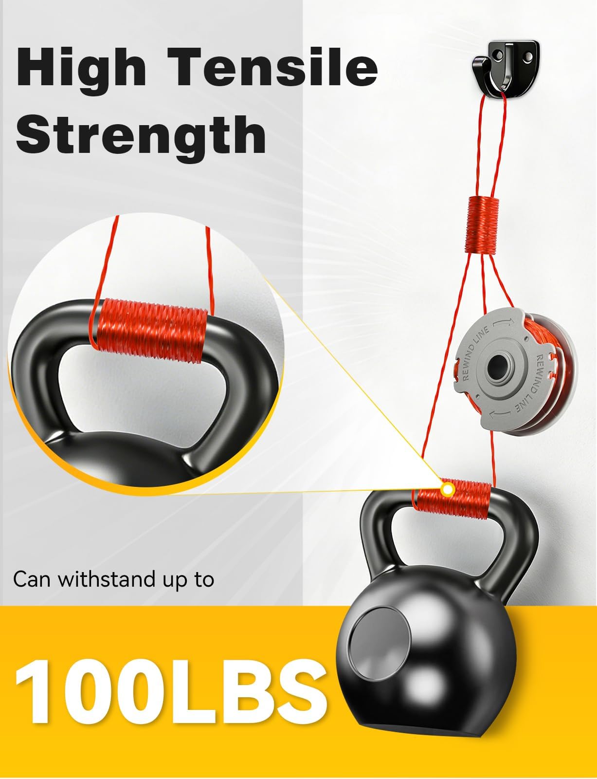 2PCS Replacement Strimmer Spools Compatible with Flymo Power/Mini/Trim Grass Trimmer, Strimmer Spool Line, Double Autofeed, Upgrade Wire - 5