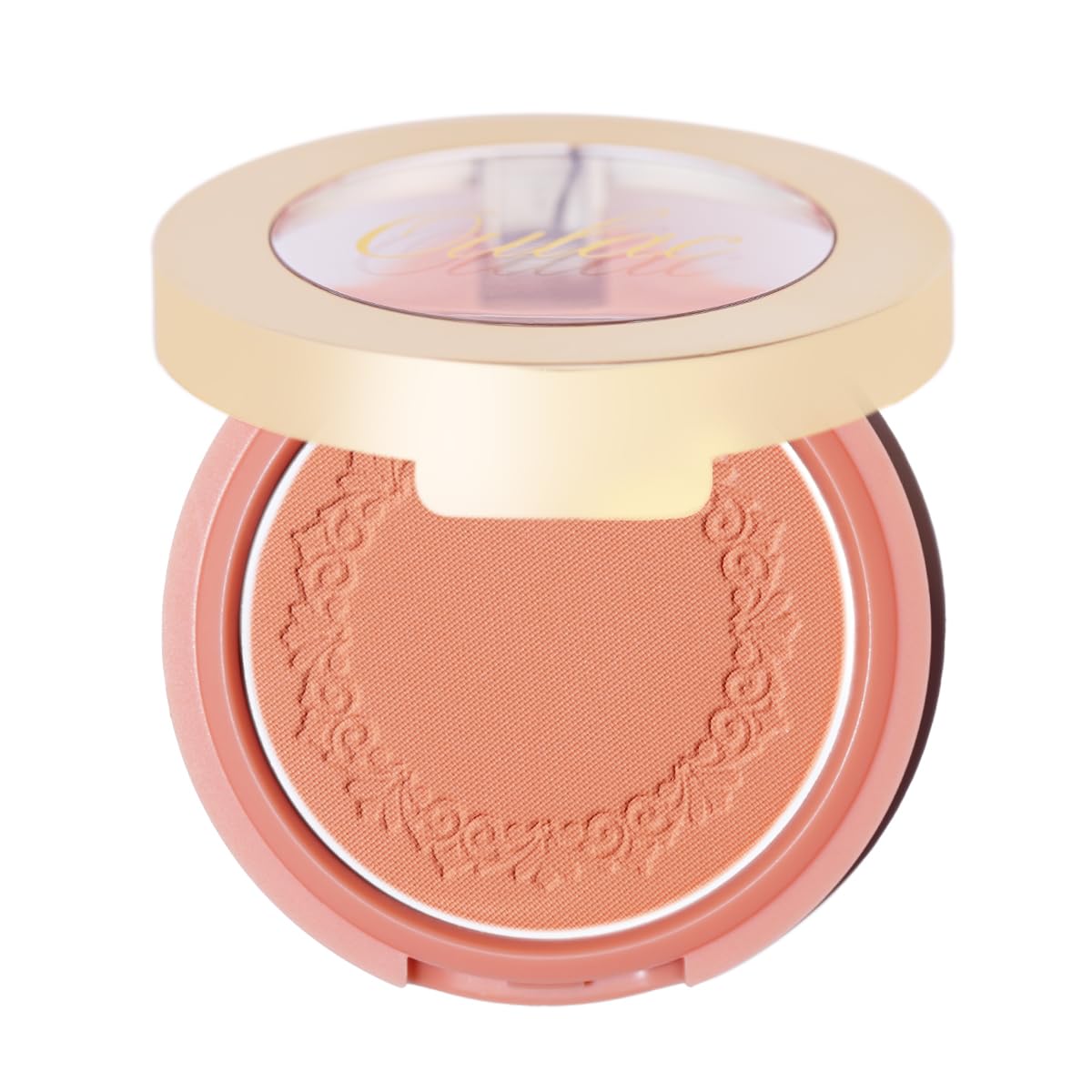 Oulac Peach Blush Makeup for Fair Light Skin | Pigmented Powdery Korean Style | Natural Radiant Look | Blendable & Buildable | Vegan Cruelty-Free | 4.8g 16 Summer Time