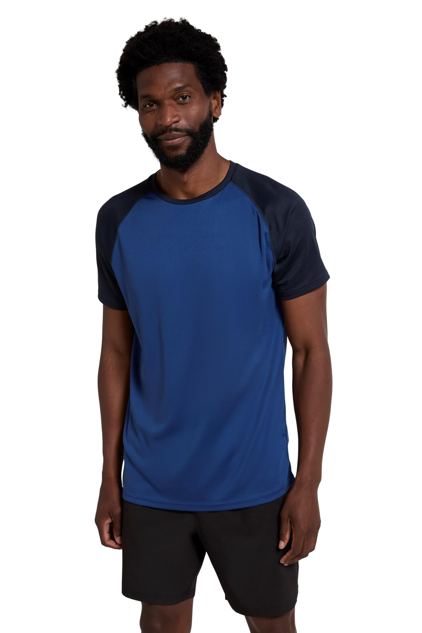 Mountain Warehouse Endurance Men's T-Shirt – Breathable Tee, UPF50 Protection, Lightweight, Quick Drying Top for Gym, Travelling, Running, Hiking