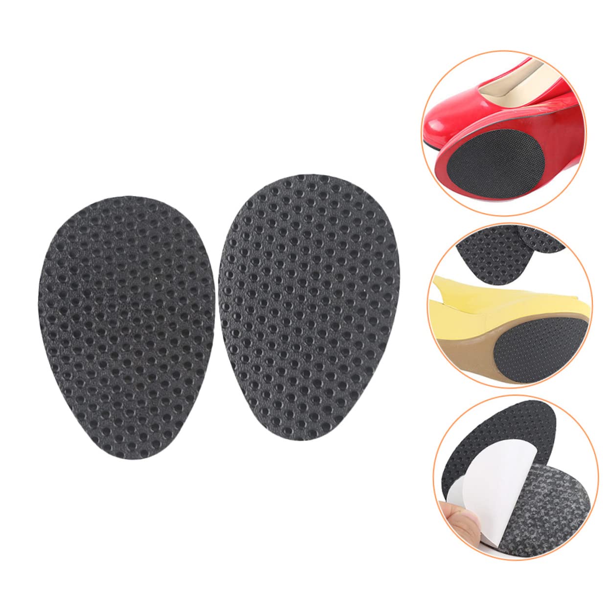 VALICLUD 50paare Anti-rutsch Fersenschutz Für High Heels Hochwertige Rutschfeste Schuhsohlen-pads Mit Punkten Geräuschreduzierung Einfach Zu Verwenden Für Damen Schuhe