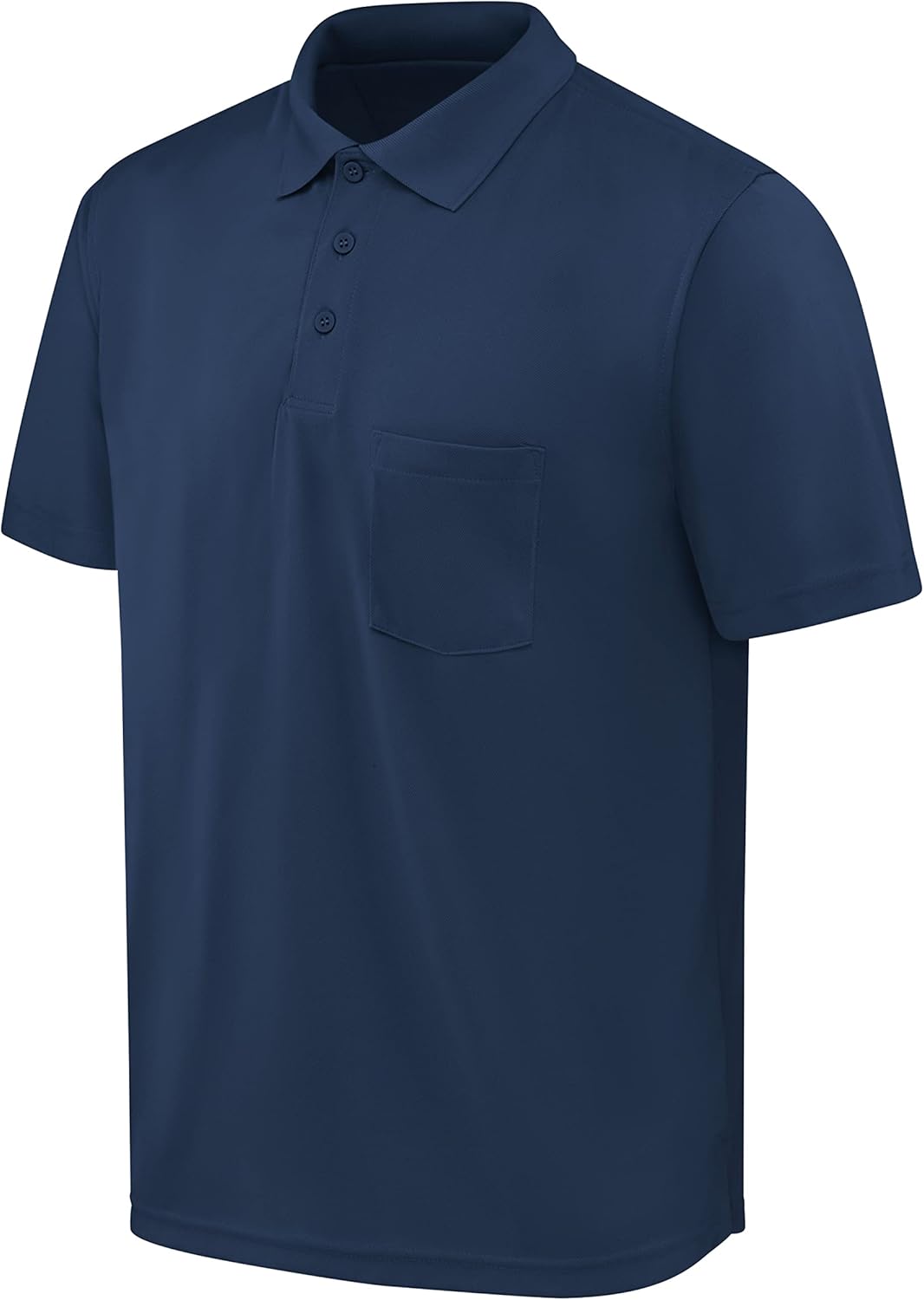 Red Kap Mens Short Sleeve Performance Knit Pocket Coro Polo - Image 4