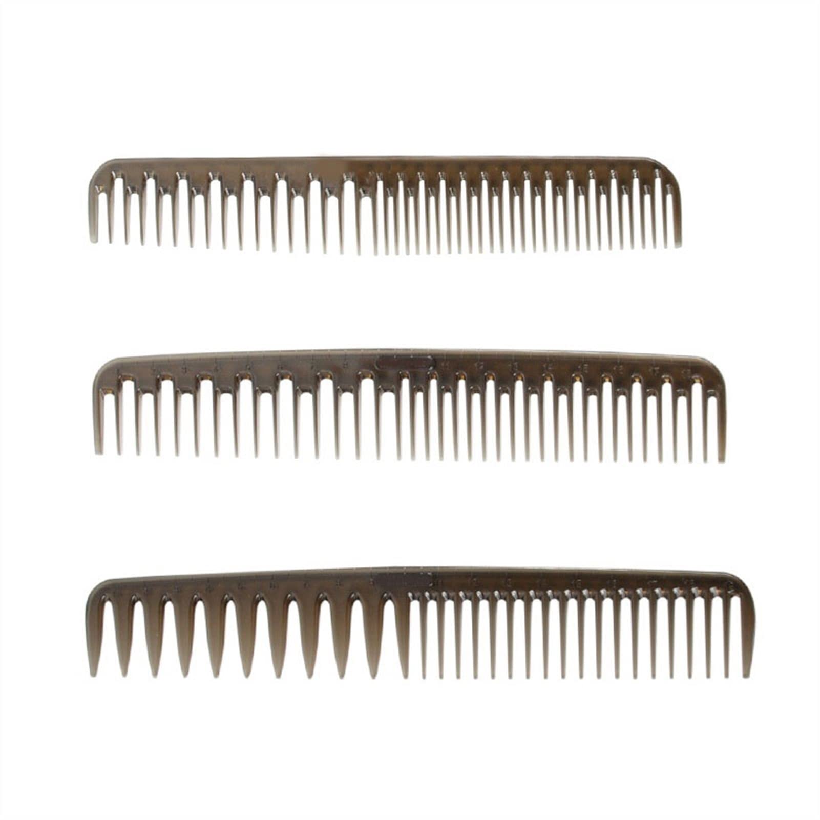 ADERFETBI Hair Comb Hairdressing Comb, Double-ended Comb，Fine And Wide Tooth Hair Comb，Hair Styling For Men, Women And Kids Men's and Women's Care(C)
