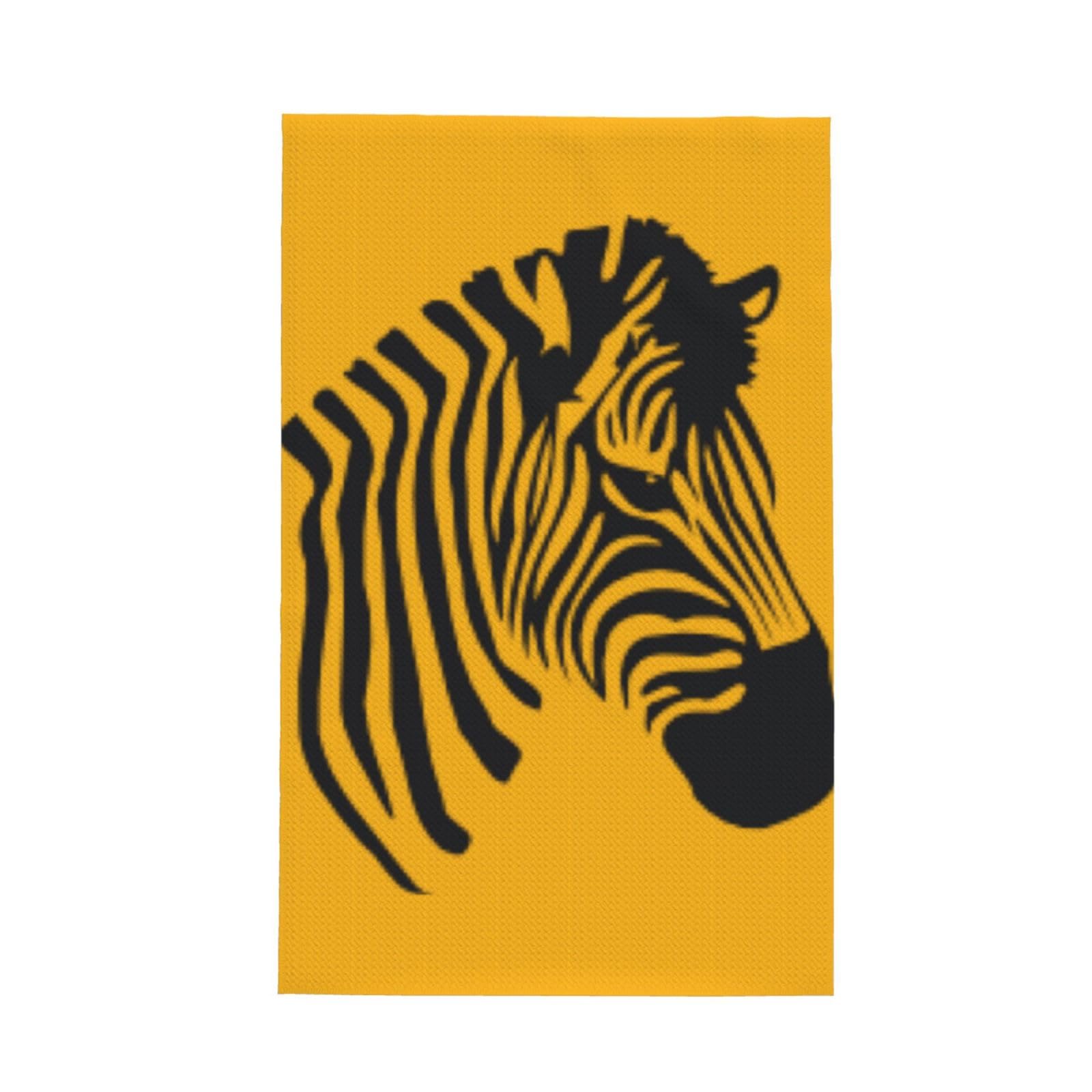 aabkjgfr Zebra Print Waffle Kitchen Towels,Absorbent Dishcloths,Household Tableware Wipes,Multi-Functional Tea Towels