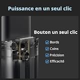 Télémètre Laser 50M, HOZO M-Cube Adapteur Outil de Mesure Laser 01 Planificateur Intelligent: 8 Directions et 360° Joystick Capture Rapide,Bouton à Une Touche pour Mesures Précises des Bords et Coin - 4
