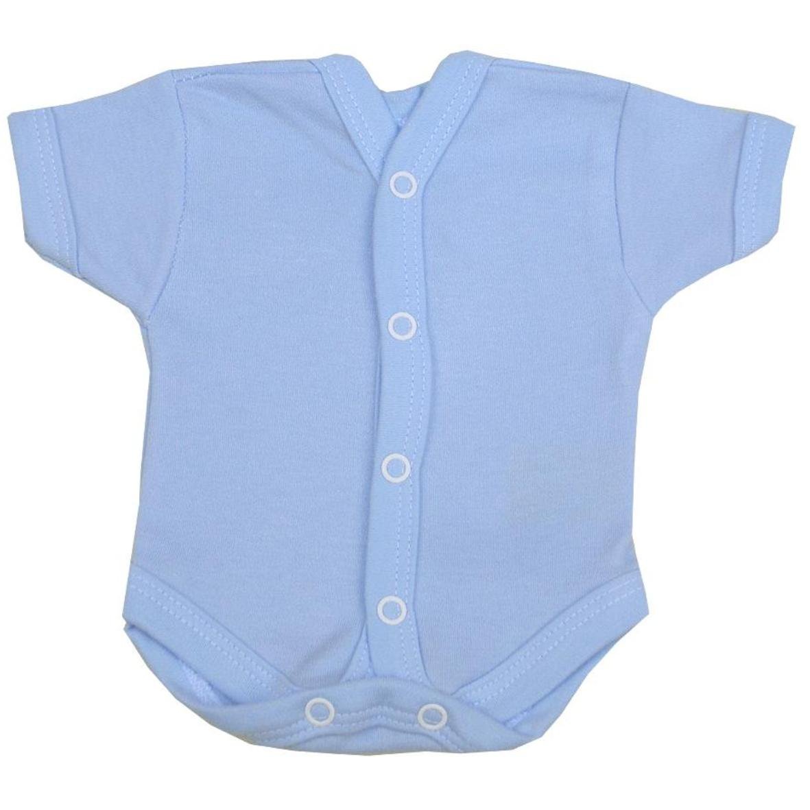 Premature Early Baby Clothes SCBU/Neonatal Bodysuit/Vest 0-7.5lb Blue 32-38cm