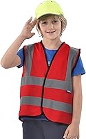 Vista 18 de AYKRM Chaleco de alta visibilidad para niños chaleco de seguridad reflectante de alta visibilidad