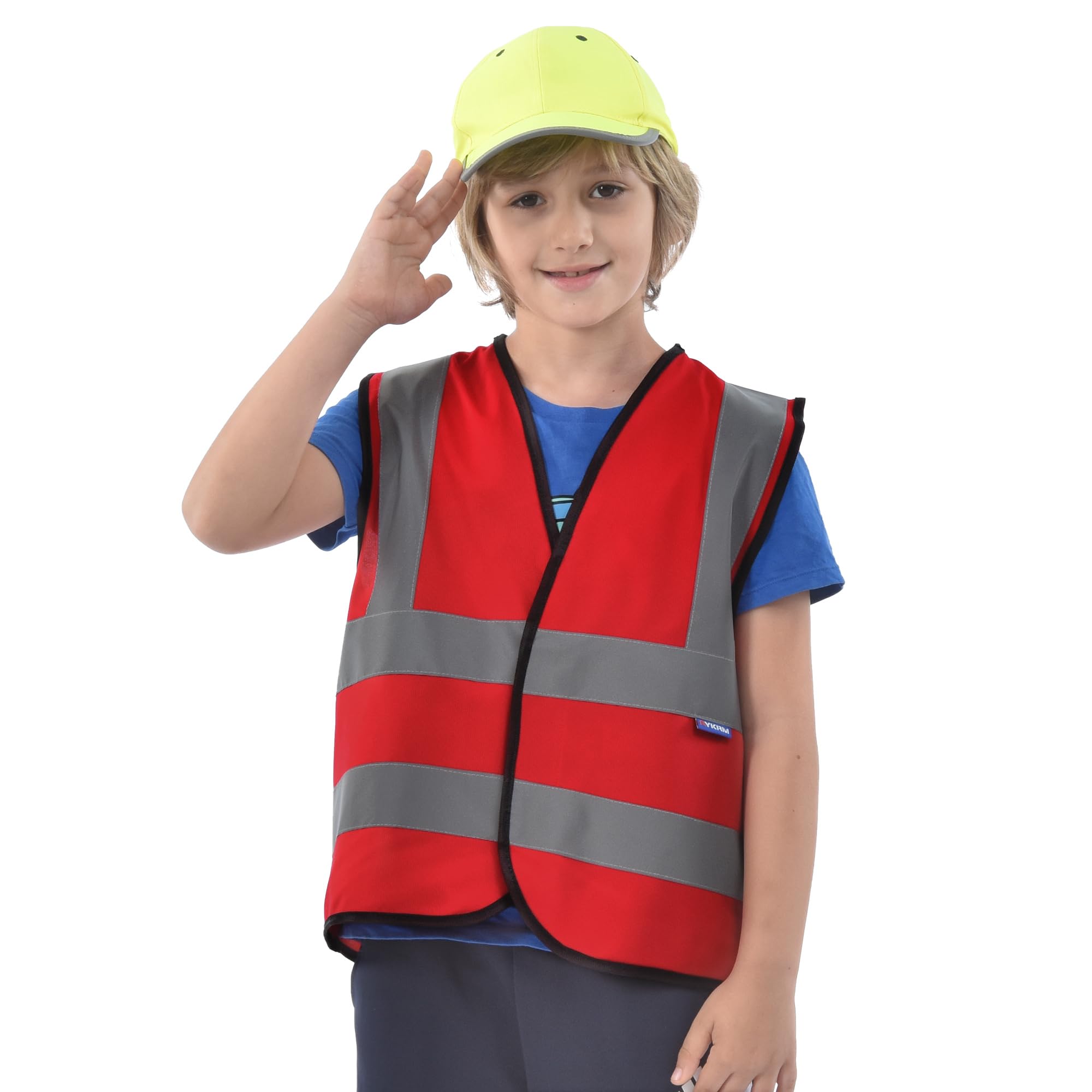 AYKRM Kids High visibility viz vest hi vis viz reflective safety vests