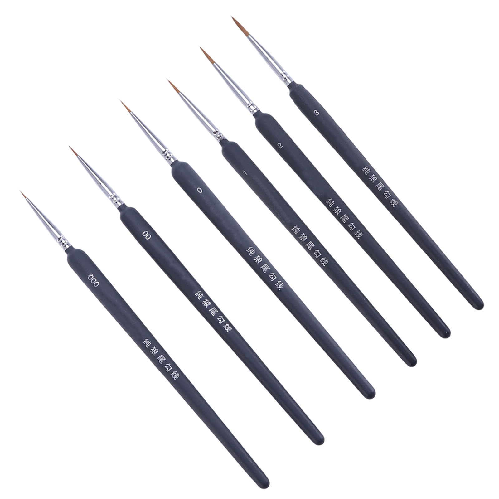 Pincel de Acuarela para Estudiantes 6 Piezas Accesorios de Pintura | Plástico, para Niños y Adultos, Decoracion Colegio, Miniatura Pintura Pinceles