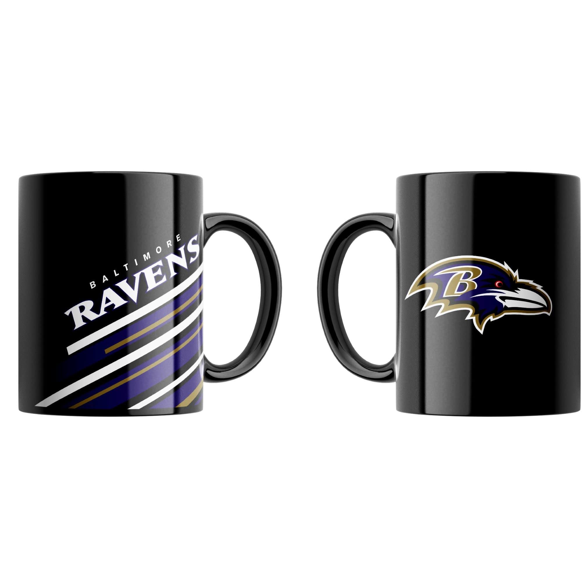 Great Branding Baltimore Ravens NFL Classic Mug (330 ml) Stripes Tasse - Stück — image 1