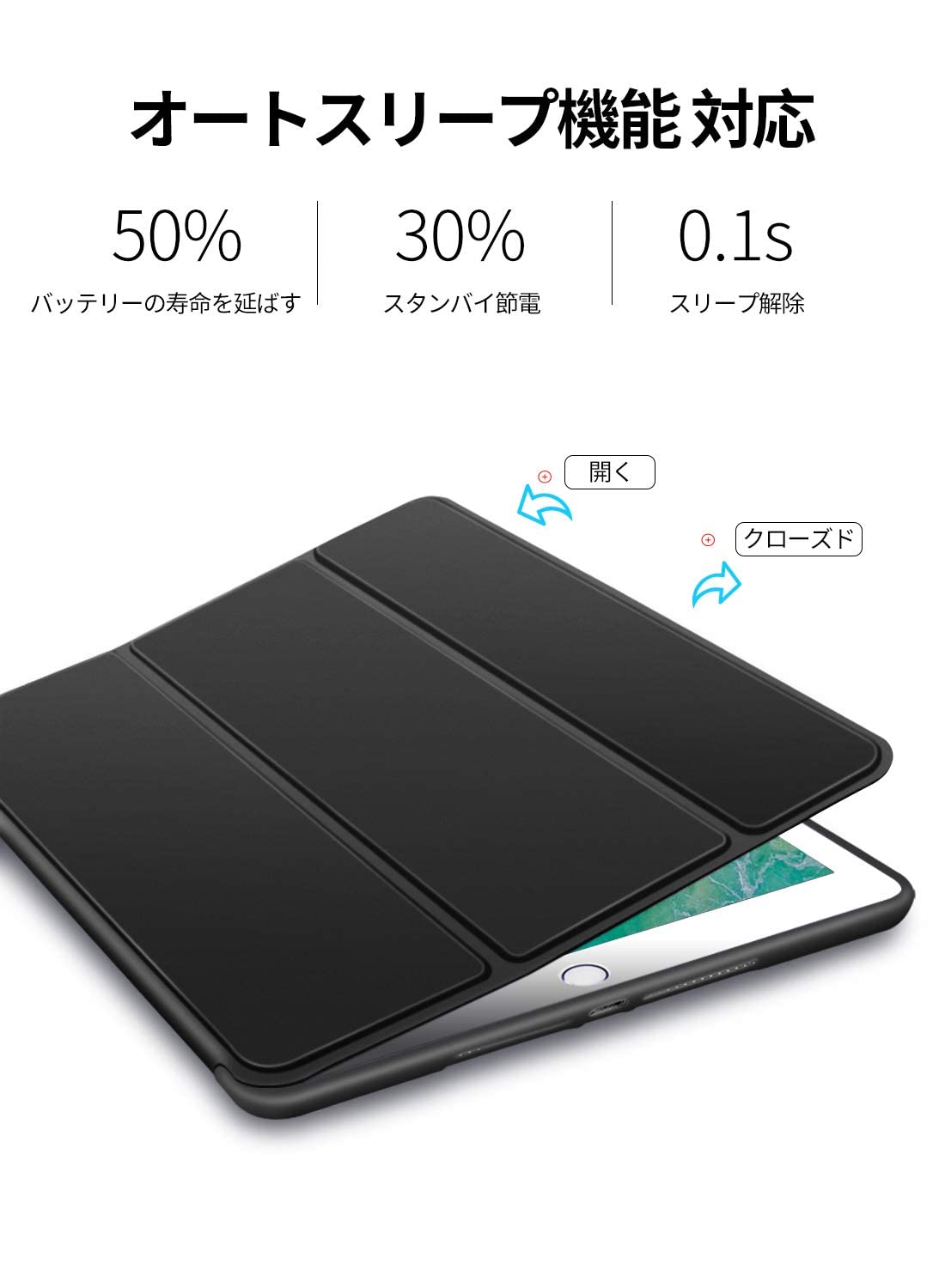 Amazon.co.jp: VAGHVEO 新iPad 9.7 2018/2017ケース 超薄型 超軽量 TPU  
