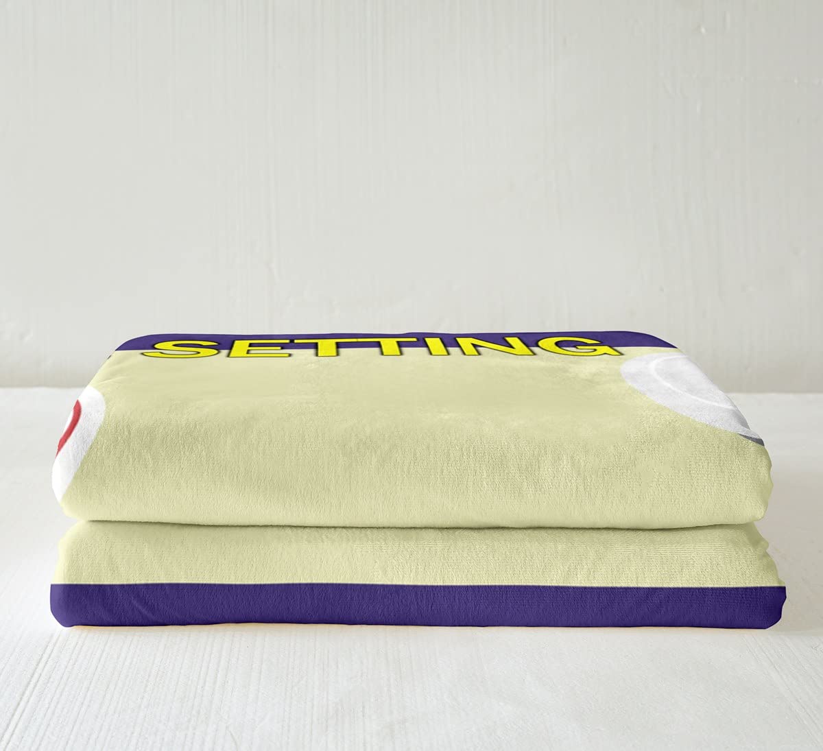 Manta de felpa con diseño de mesa, manta de forro polar, manta educativa de sherpa para niños y niñas, manta mullida tamaño Queen, 90 x 90 pulgadas