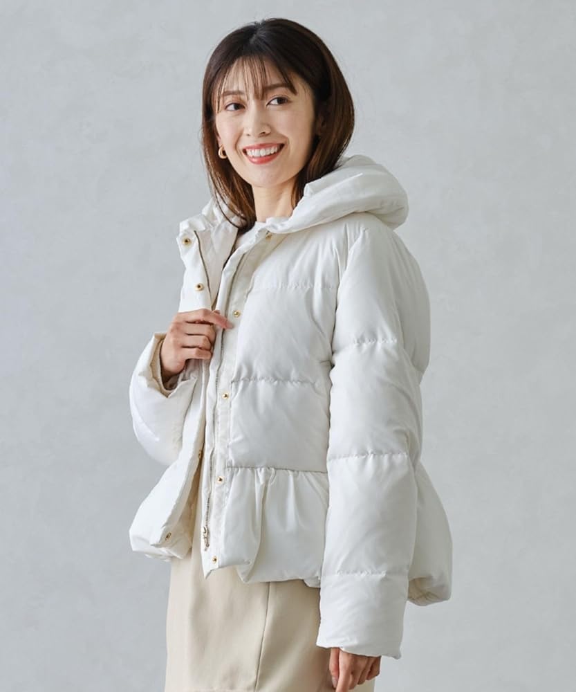 美品　machatt　マチャット　ダウンベスト　アイボリー　白　フリーサイズ machatt マチャット ダウンベスト アイボリー 白 フリーサイズ