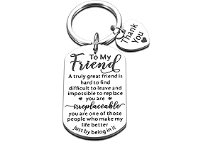 Meaningful Keychain Gift for Best Friend Women Men - Sentimental Keychain To My Friend Gift