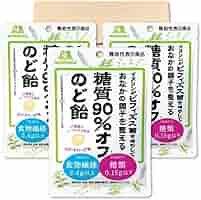 のどあめさん専用 Amazon.co.jp: 森永製菓 糖質90％OFF のど飴 58g ×3袋セット
