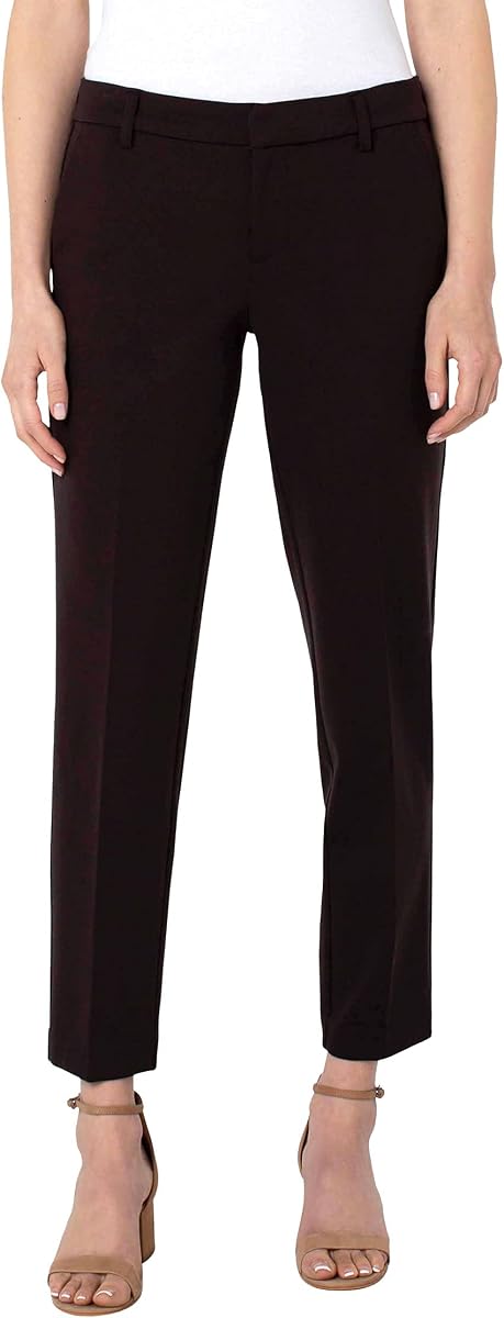 Liverpool Los Angeles Kelsey Slim Leg Trousers in Super Stretch Ponte Knit