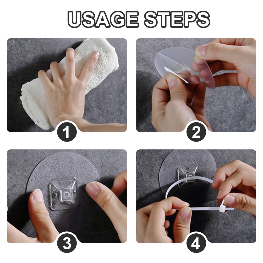 16 pièces Baby-Proofing & Protection animaux, Meubles anti-basculement, Sans Percer, Meubles-Mur, Bandes Fixation, Fixations Meubles au Mur, Armoires Commodes(rondes)