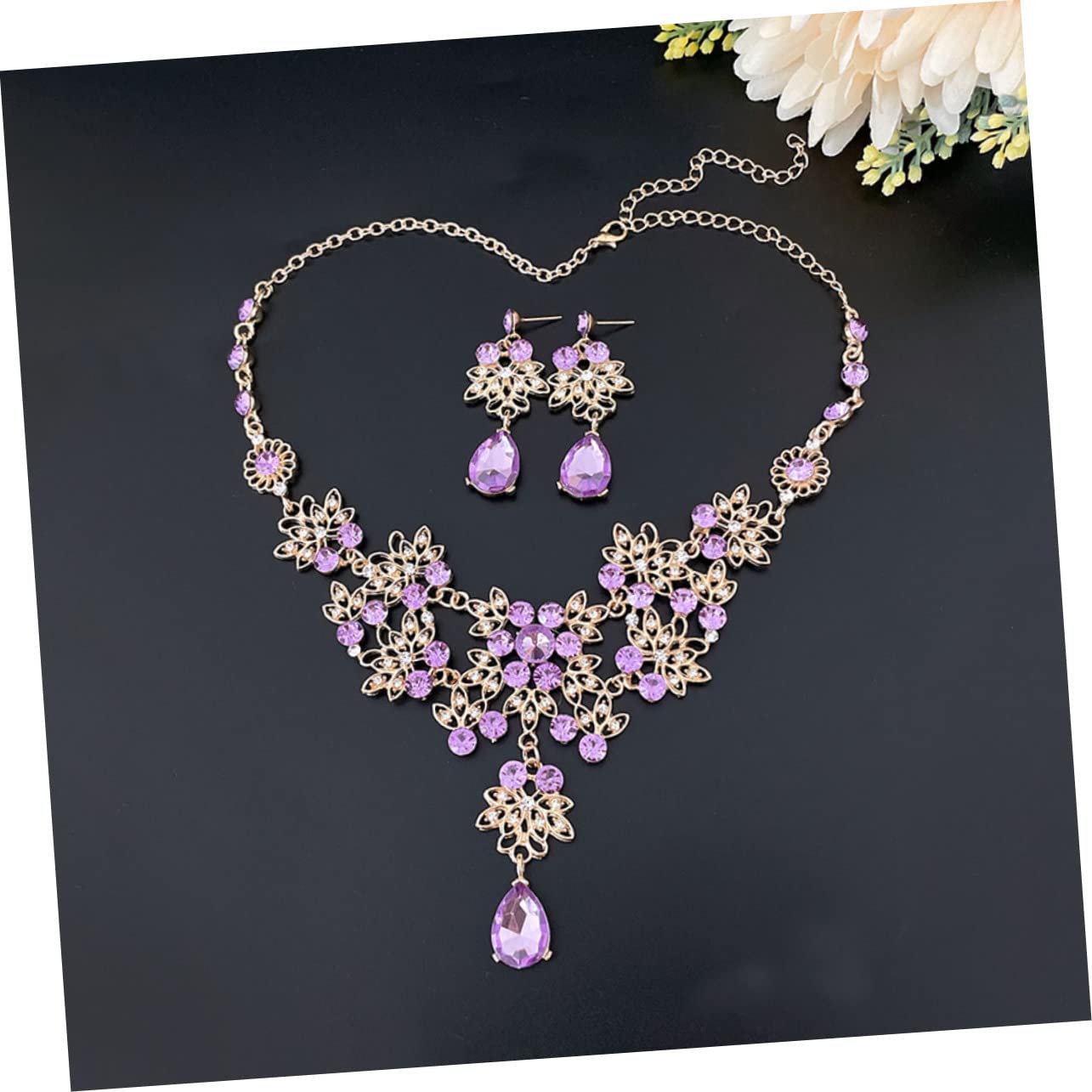 TQHGM Accessoires Crown Halskette Braut Hochzeit Braut Schmuck Brautbrautjungfer formeller Schmuck Strass