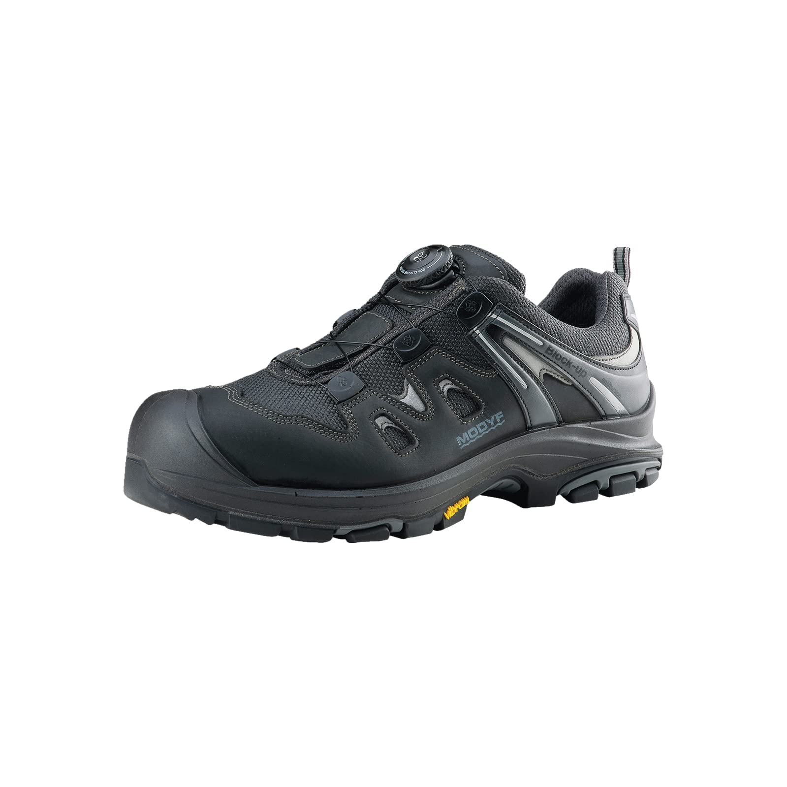 WÜRTH MODYF Sicherheitsschuhe S3 SRC Techno Flexitec in anthrazit grau - Arbeitsschuhe für Herren und Damen - mit Metallelementen & wasserabweisend - in den Größen 38-47