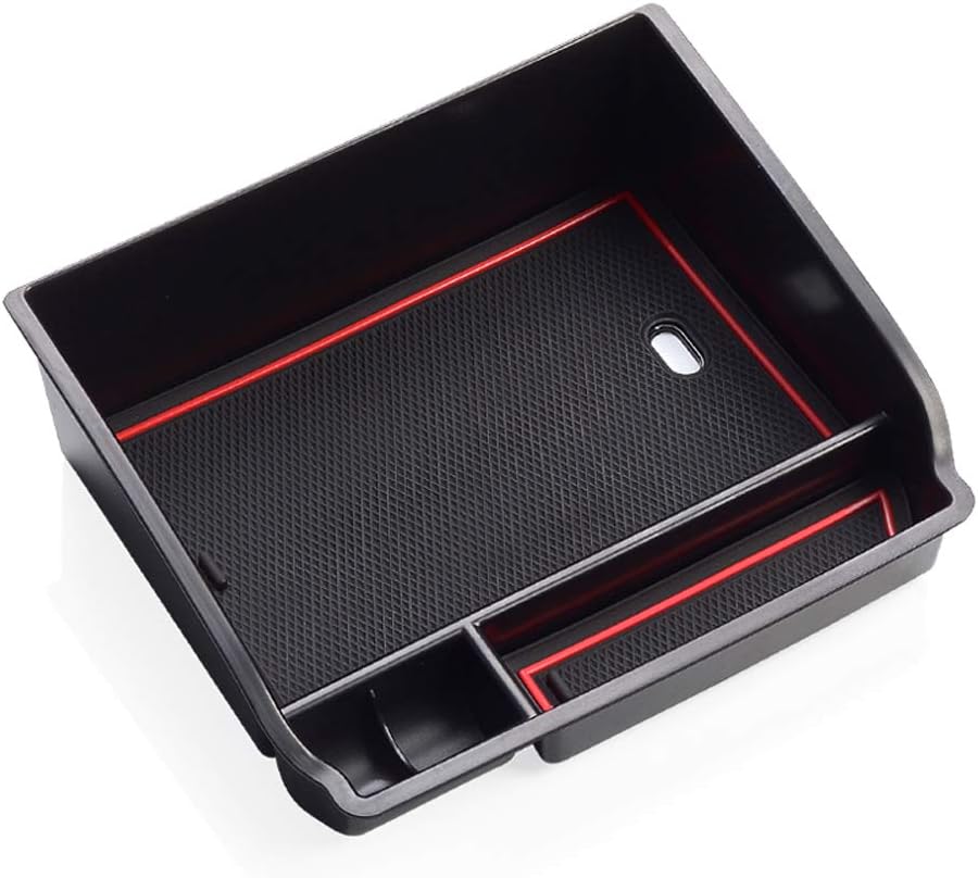 Salusy Car Armrest Storage Box Organizer Accessories Compatible with Toyota Hilux SR5 Hilux REVO AN120 AN130 120 130 2015 2016 2017 2018 2019 2020