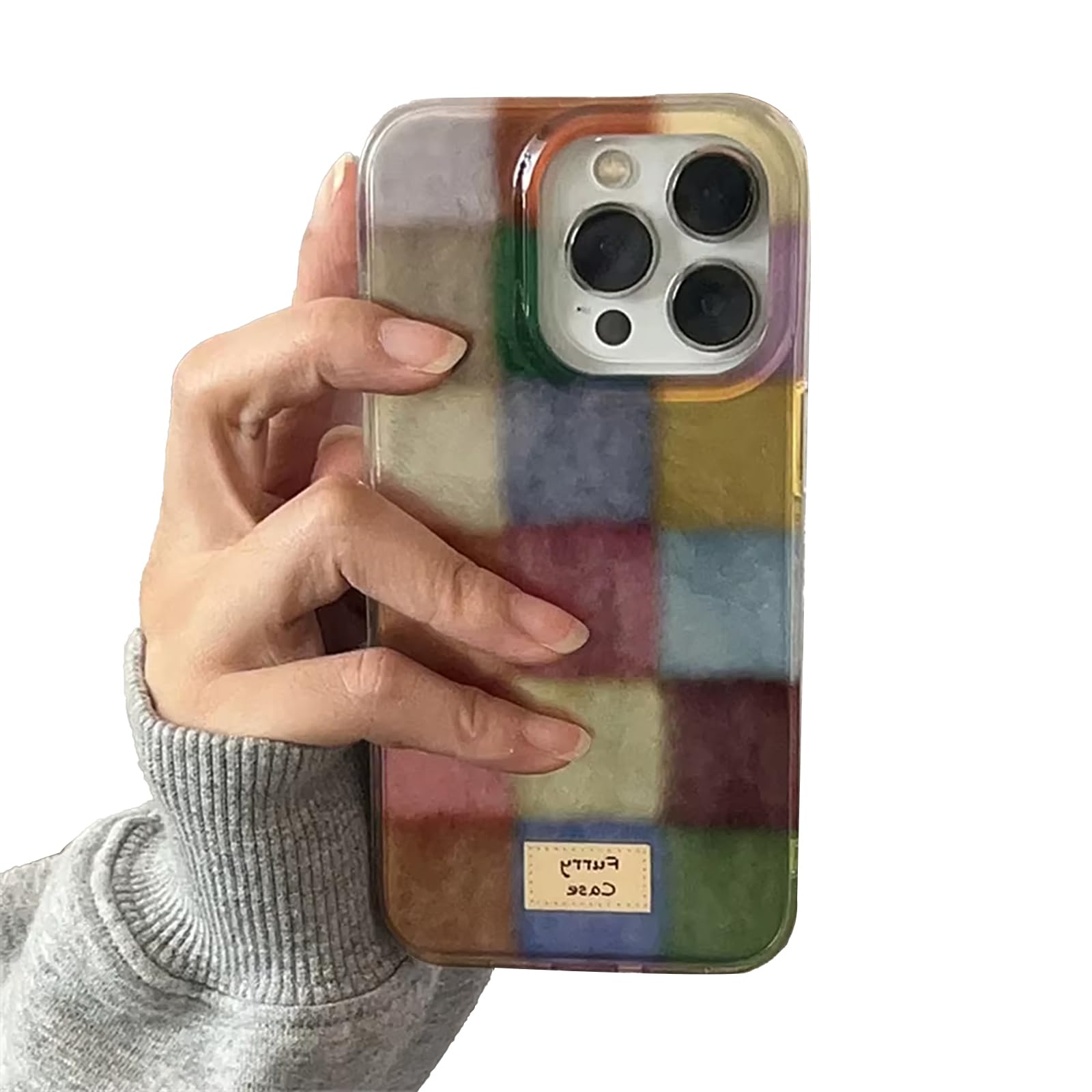 Mainrenka Trendy Aesthetic Cute Colorful iPhone 12 Pro Max Case Shockproof Design Slim Fit Protective Cover Phone Case with for Women Girls