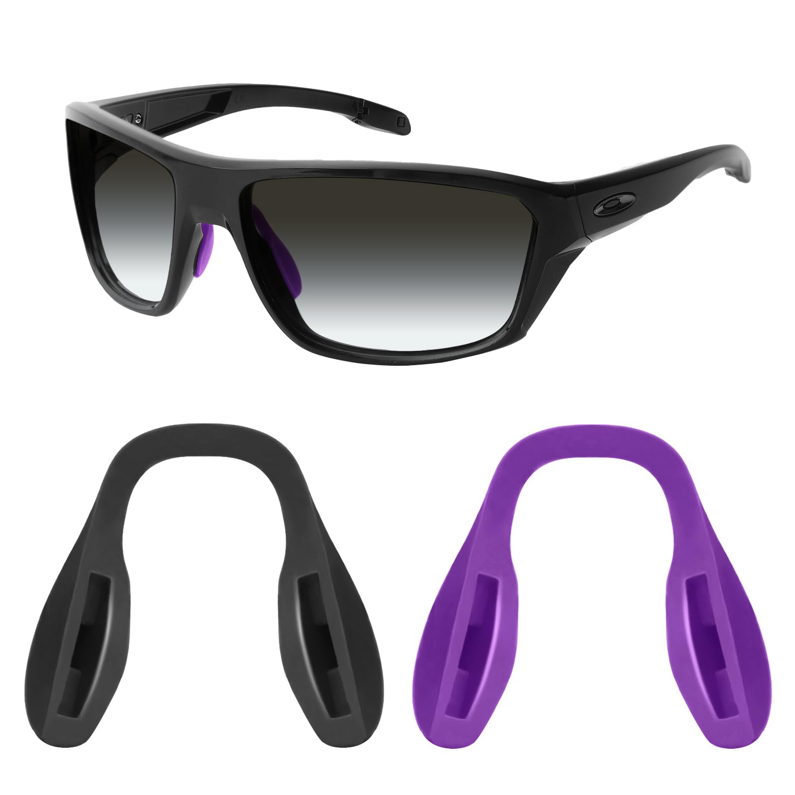 Mryok Replacement Nose Piece Nose Pads for Oakley Split Shot OO9416/Split Time/Crossrange/Crossrange R/XL Sunglass - Options