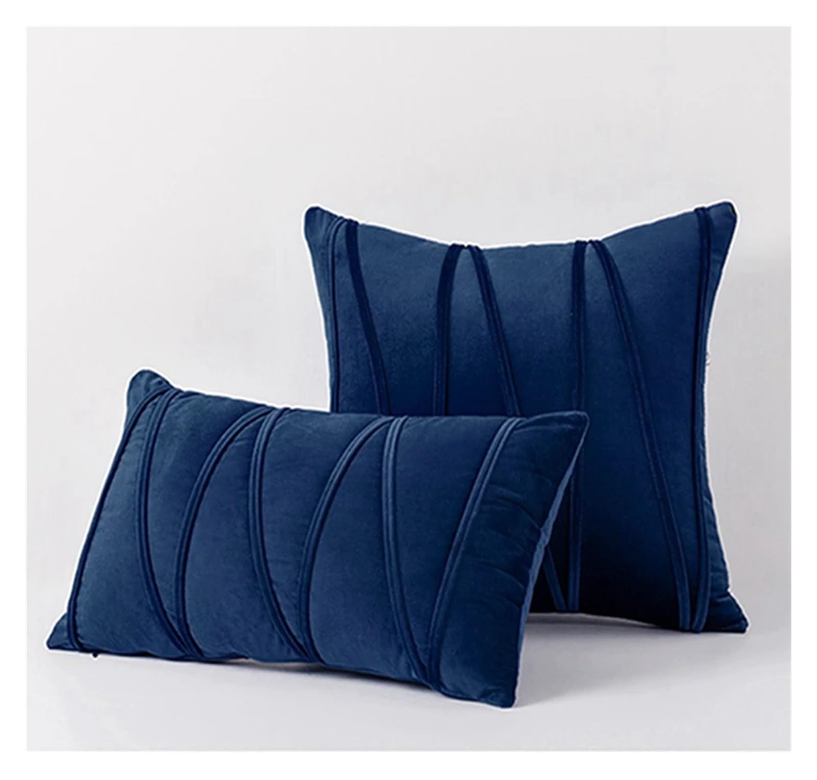 BTGYTTKL Throw Pillowcase 2PCS Decorative Plush Velvet Throw Pillow Covers