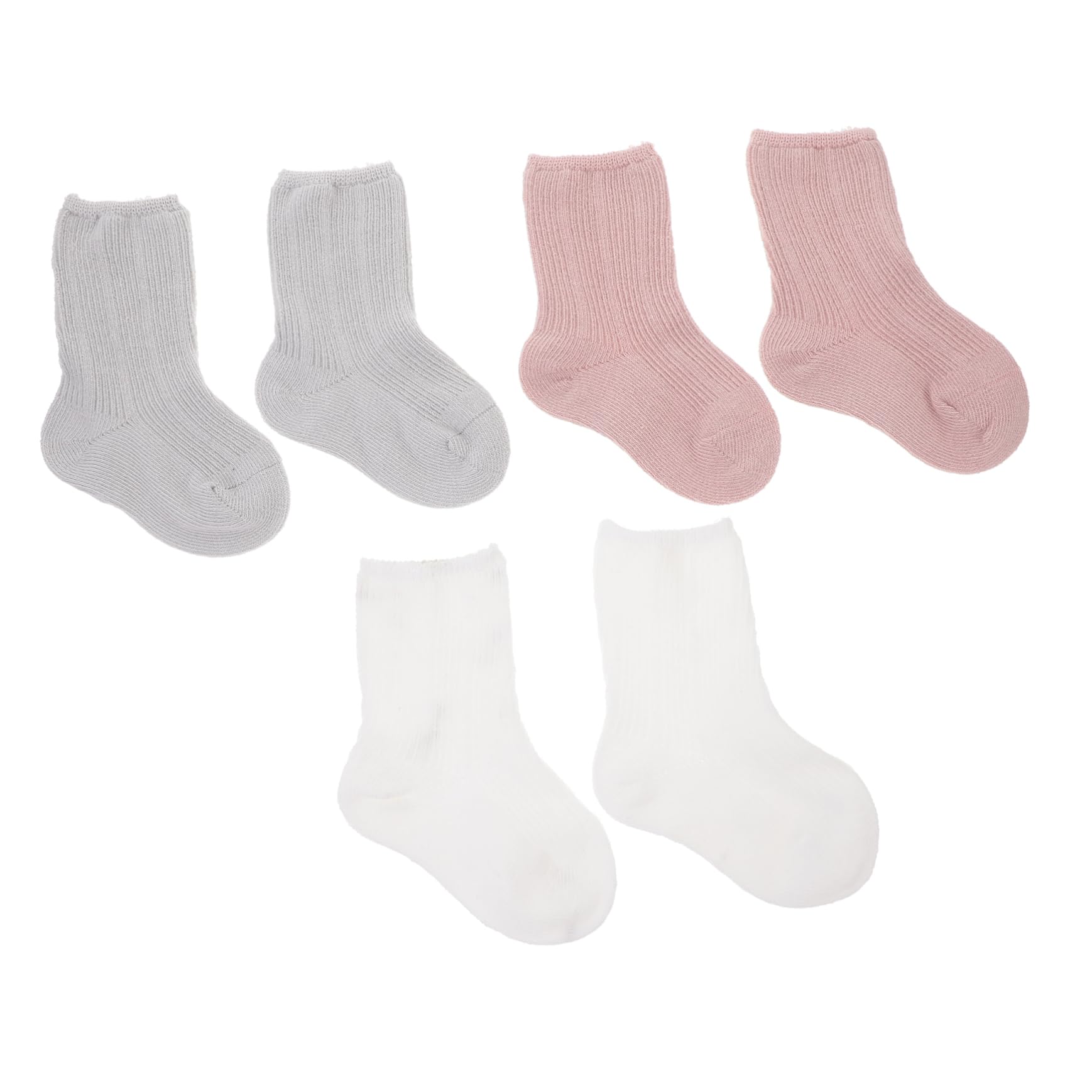 ibasenice Baby Winter Socks 3 Pairs Newborn to Toddler Soft Warm Comfort for Boys Girls