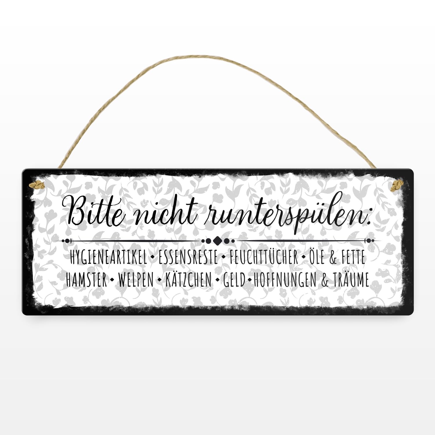 Blechschild 'BITTE NICHT IM BADEZIMMER KOKSEN' – 18x12 Cm, Rosa, Mit Kordel & Saugnapf, Witzige Bad-Deko