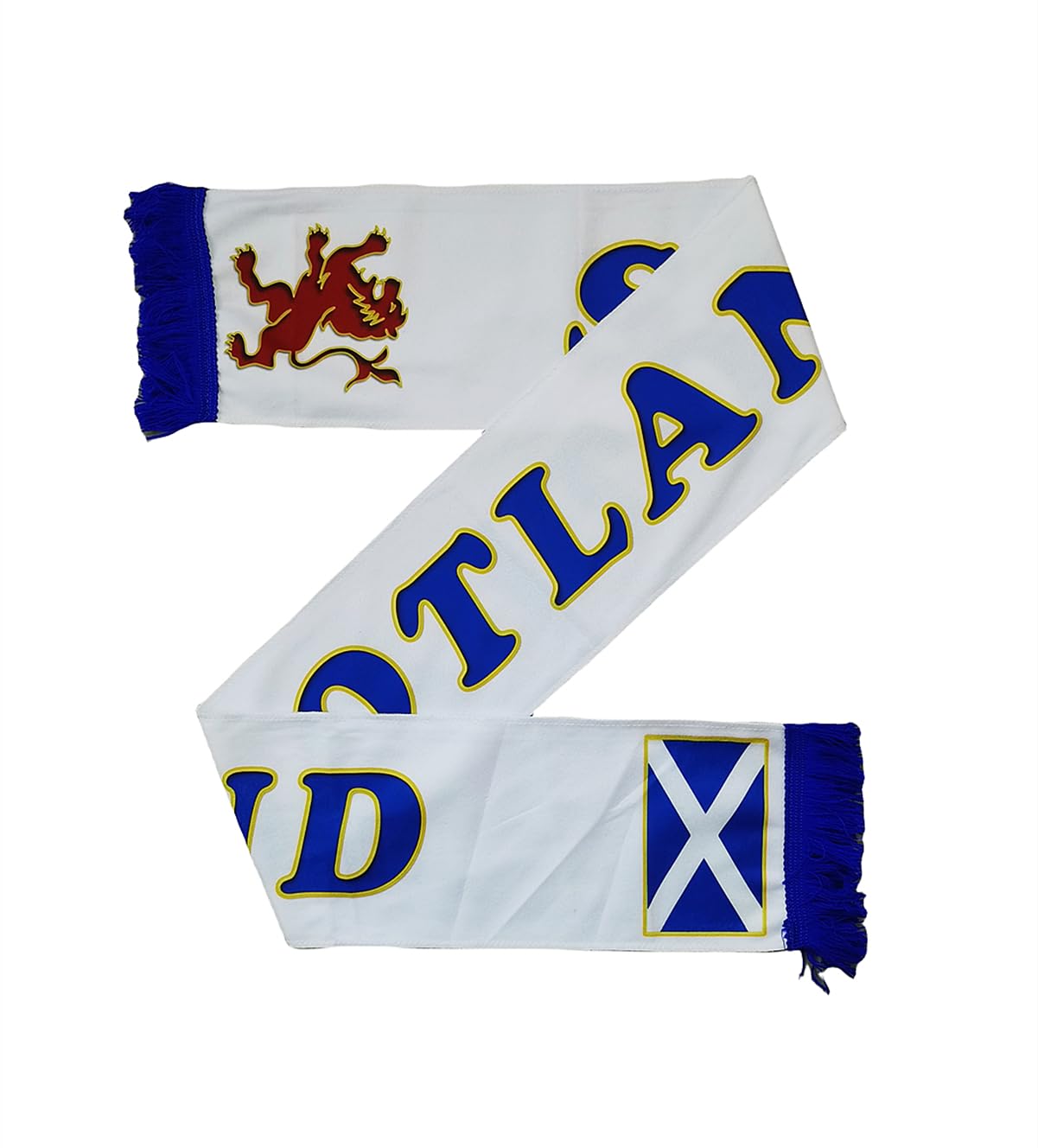 barkshord Scotland Supporters Scarf Football Fans Gift Sports Knit Bar Scarves