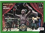 2022 DONRUSS MAGICIANS GREEN FLOOD #5 ISRAEL ADESANYA MIDDLEWEIGHT MMA OFFICIAL TRADING CARD OF UFC