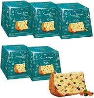 Kit 5 Panetones Premium com Frutas 400g Santa Edwiges