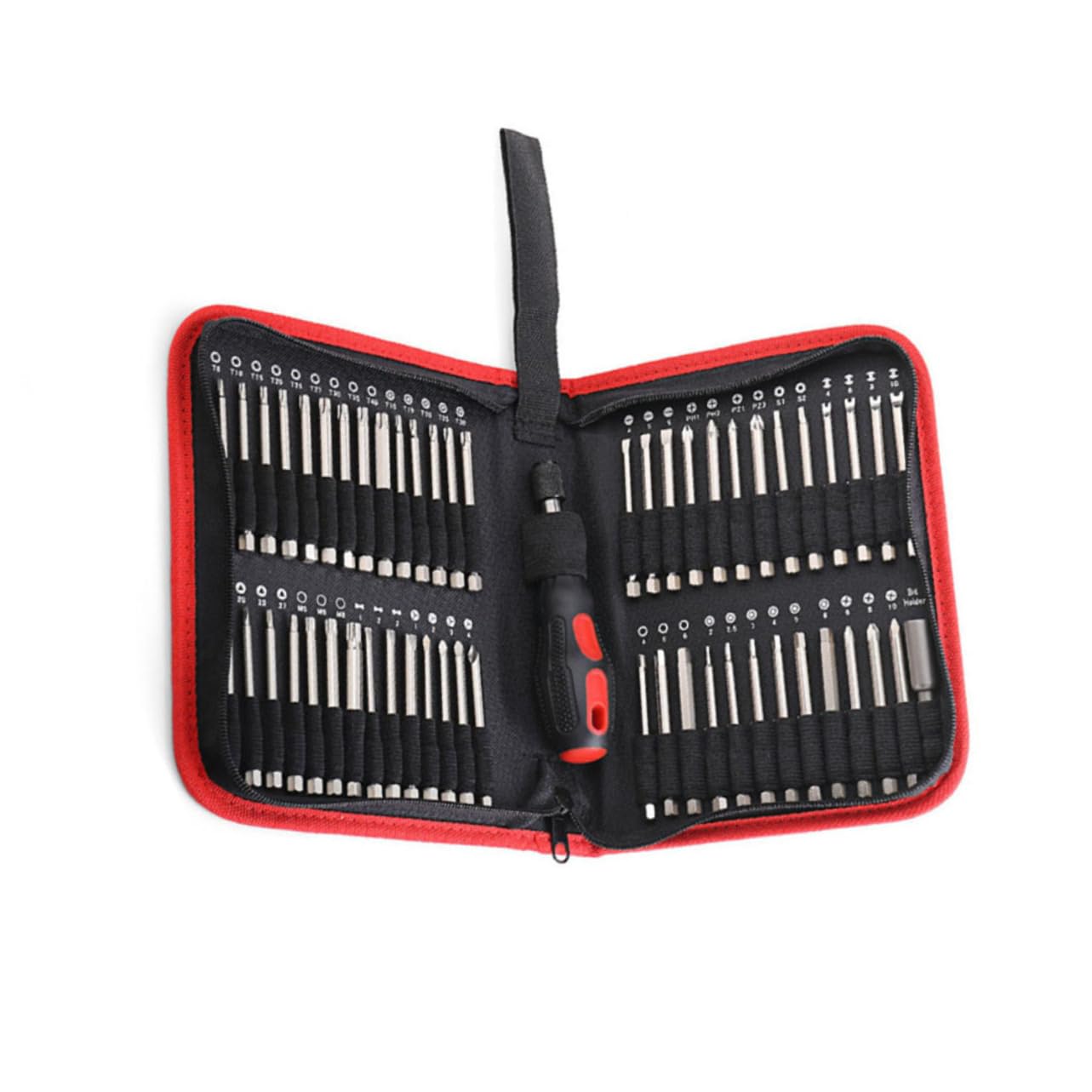 SHINEOFI Set di Punte per Avvitatore Elettronico S2 55 Pezzi | Triangolare, Esagonale, a Stella e Croce, Metallo Resistentell’usura, per Avvitatori Elettrici e Pneumatici