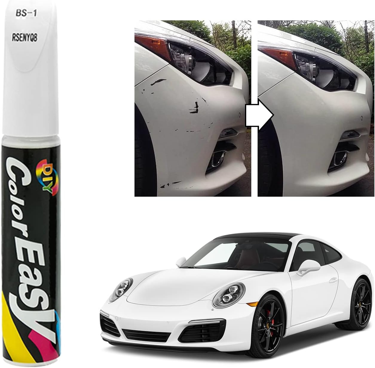 SCOBUTY Car Scratch Remover Pen,Car Touch Up Paint Pen,Car Touch Up Pen