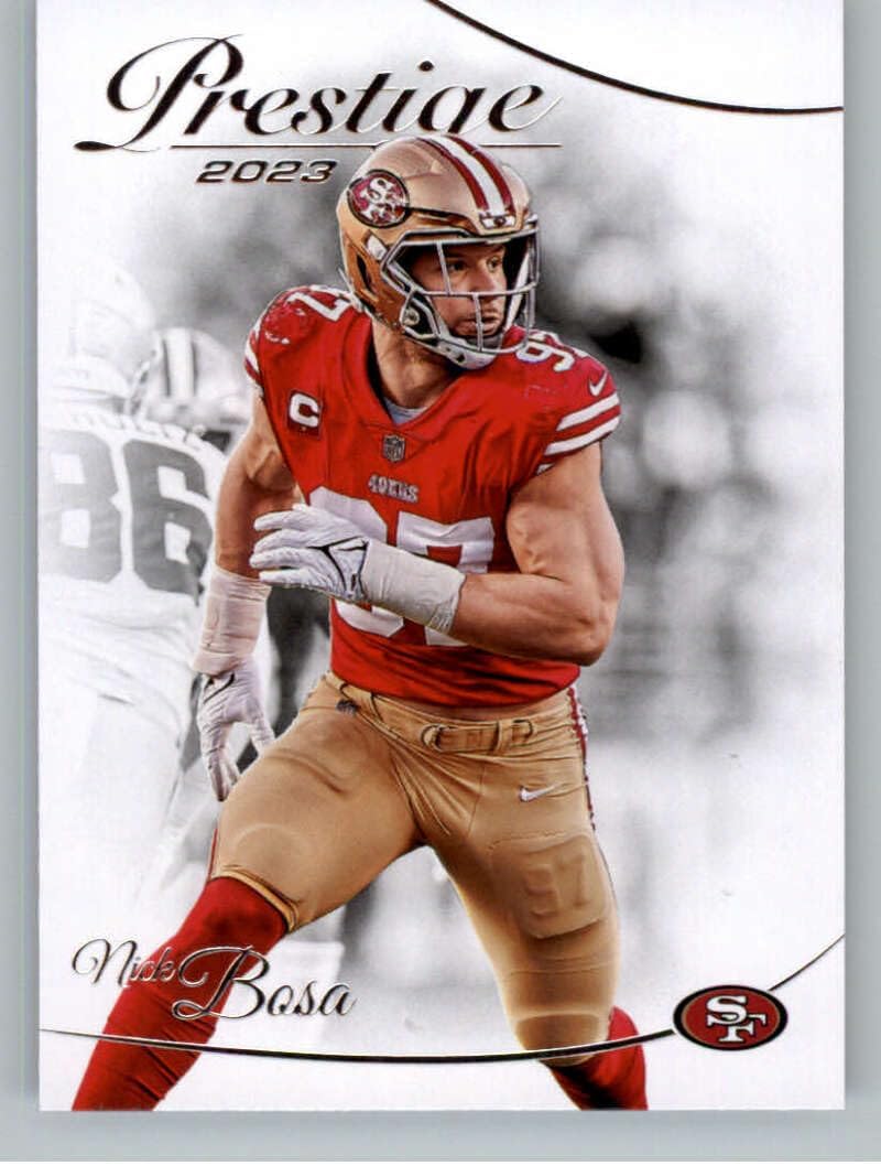 2022 PANINI DONRUSS Nick Bosa action insert tout pros 49ers de San