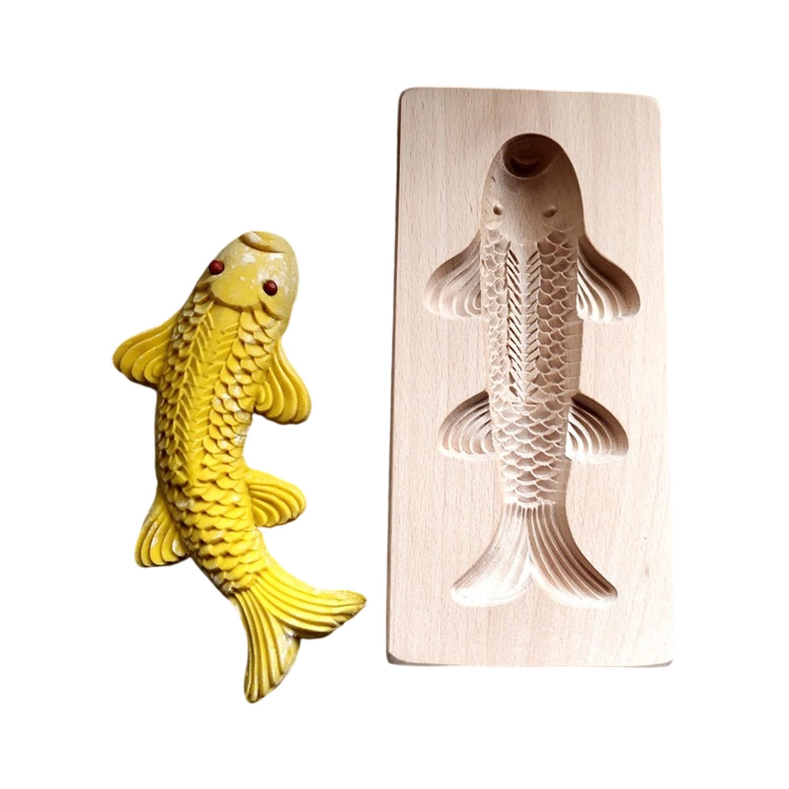 Carving Legno Al Vapore Panini Multiuso Carpa Cottura Strumento Per Pasticceria Sapone Fare Cucina Essenziale Biscotti In Legno Pressa